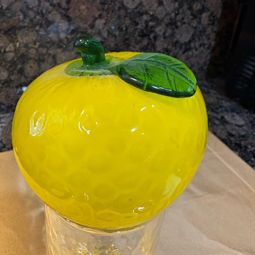 Yellow Glass Apple